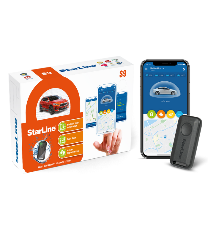 StarLine PLUS (S9 V2) - מערכת מיגון, איתור GPS ושליטה 4G לרכב